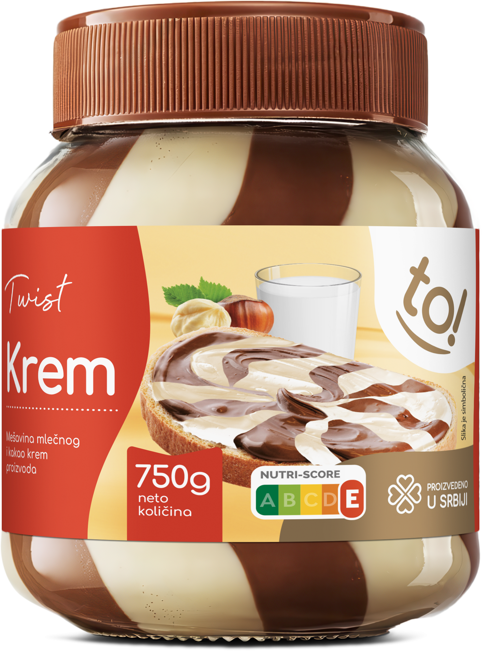 TO Twist krem 750g